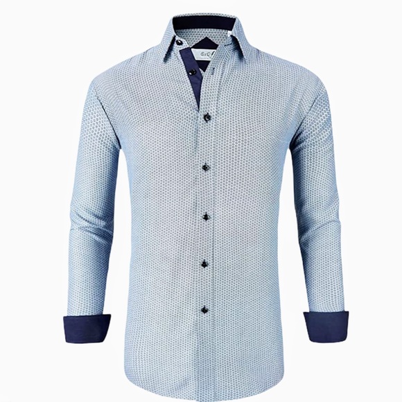 ExQuisite Other - NWT ExQUISITE MENS LONG SLEEVE BUTTON FRONT SHIRT